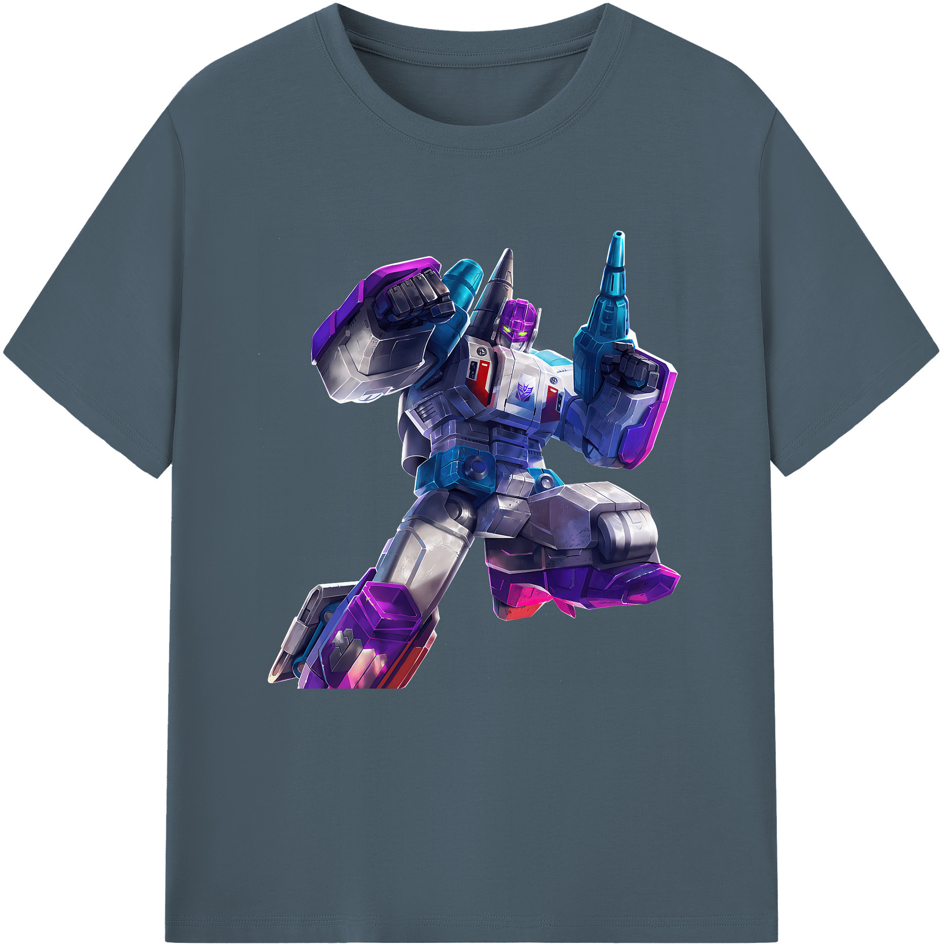 （画像用） Transformers トランスフォーマー 綿100％半袖Tシャツ（フロントプリント）